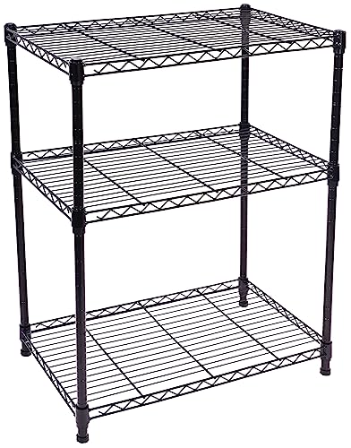 Adjustable Heavy Duty 3-Shelf Storage Organizer racks