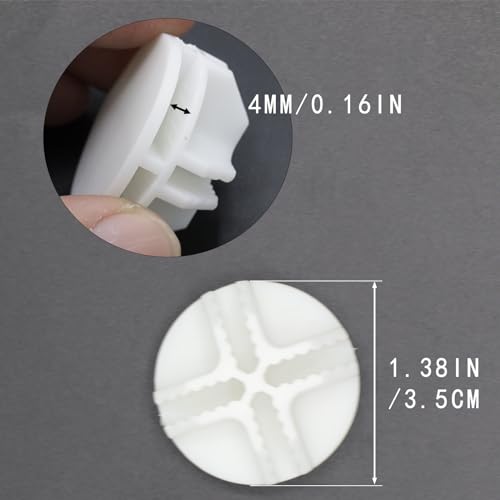 16-Pack Plastic Grid Organizer Connectors for Modular Closet