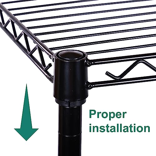 Adjustable Heavy Duty 3-Shelf Storage Organizer racks