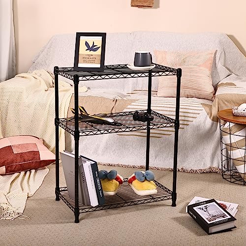 Adjustable Heavy Duty 3-Shelf Storage Organizer racks
