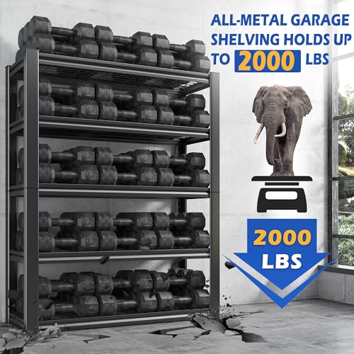 REIBII 72" Heavy Duty Garage Storage Shelves