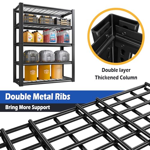 REIBII 72" Heavy Duty Garage Storage Shelves