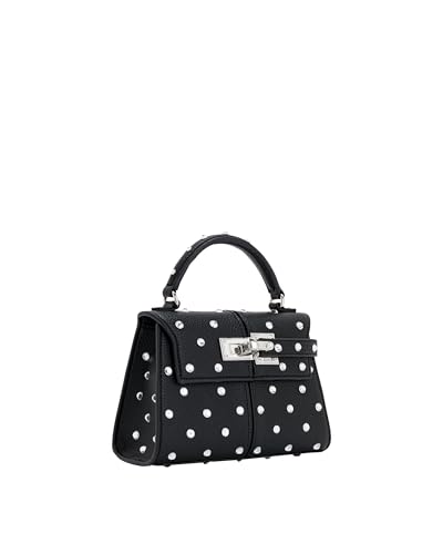 JW PEI Women's Elise Artificial Crystal Top Handle Bag - Black