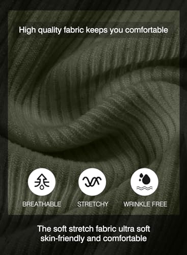 JMIERR Men's Muscle Slim Fit Button Henley Shirts Summer Crewneck Short Sleeve Longline Fitted T-Shirt Gym Workout Athletic Tees Shirt for Men, M, Moss Green