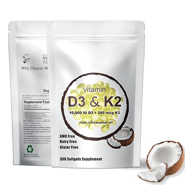 Vitamin D3 K2,K2 D3,Supplement Softgel,10000 IU VIT D3 + 200 MCG Vitamin K2,microingredients vitamin d3 k2,k2 d3 vitamin supplement,micro ingredients vitamin d3 k2,300 Pcs.