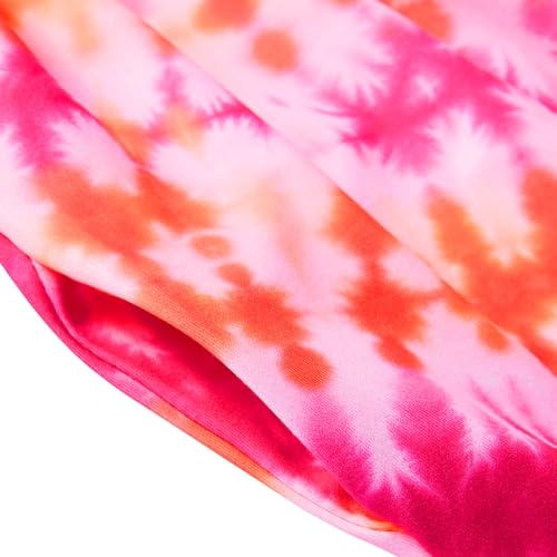 Vieille Little Girls Romper Size 7 Kids Summer Jumpsuit Tie Dye Outfit Sleeveless One Piece Romper Size 7-8