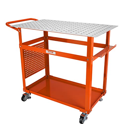Portable VEVOR Welding Table with 600LBS Load Capacity