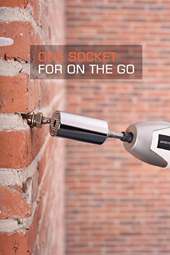 Self-adjusting Universal Socket for Wrench Ratchet Power Drill