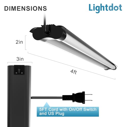 4FT Linkable LED Shop Lights - Pack of 10