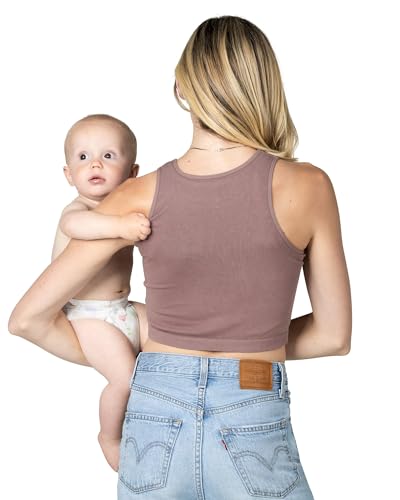 Kindred Bravely Sublime Maternity Longline Nursing & Maternity Bra for Breastfeeding | Nursing Tank Tops (Twilight, 1X)