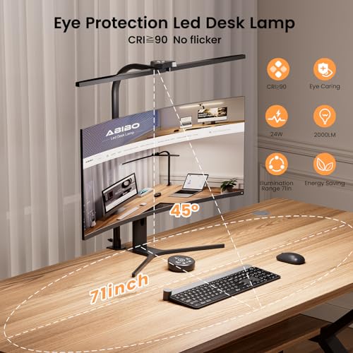 24W ABIBO LED Architect Desk Lamp & Clamp