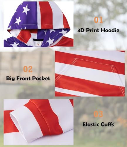 UNICOMIDEA Unisex Kids Hoodies Sweatshirts Size 8 Novelty 3D Printed Gamer Design Boys Cool School Sports Pullover Hooded Boys Girls Spring Autumn Winter Sweatshirts Clothes Jackets