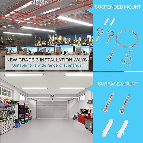 4FT Linkable LED Shop Lights - Pack of 10