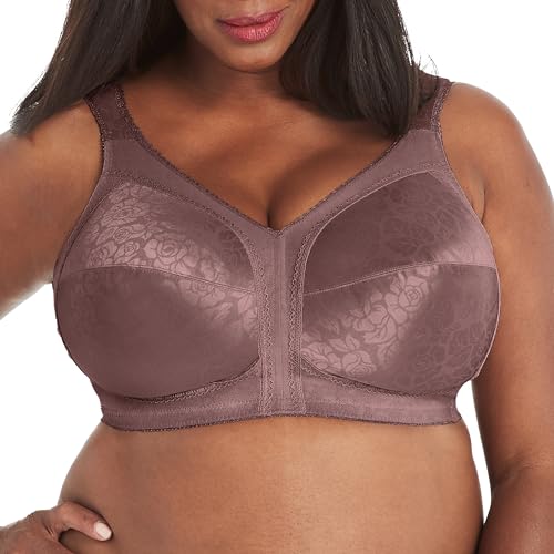 Playtex Women's 18 Hour Comfort-Strap Wireless, Full-Coverage Bra with 4-Way TruSupport, Single & 2-Pack, Sparrow Brown, 36D