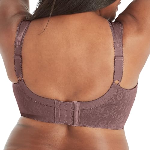 Playtex Women's 18 Hour Comfort-Strap Wireless, Full-Coverage Bra with 4-Way TruSupport, Single & 2-Pack, Sparrow Brown, 36D