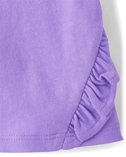 The Children's Place Baby Girls Everyday Infant-and-Toddler-Tank-top-and-cami-Shirts, Purple Mermaid 3-Pack, 4T US