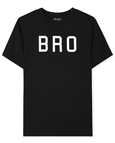 The Children's Place Boys' Family,Mom,Dad,Sibiling Long Sleeve Graphic T-Shirts, BRO
