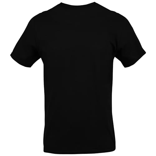 Gildan Men's Crew T-Shirts, Multipack, Style G1100, Black (6-Pack), X-Large