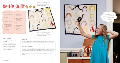 Sewing School ® Quilts: 15 Projects Kids Will Love to Make; Stitch Up a Patchwork Pet, Scrappy Journal, T-Shirt Quilt, and More