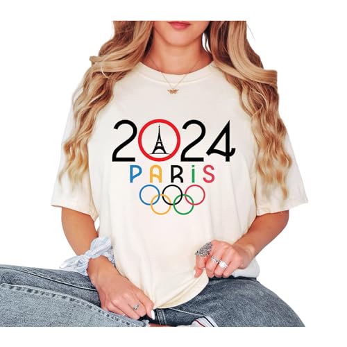 Comfort Color Olympics Shirts, Paris Eifel Shirt, Graphic Tee, Paris Trip Graphic Tee, Paris Vacation Tee, Olympic Shirts, Usa Shirt, Graphic Tee Men, 2024 France Olympics Games Shirts, USA Olympics