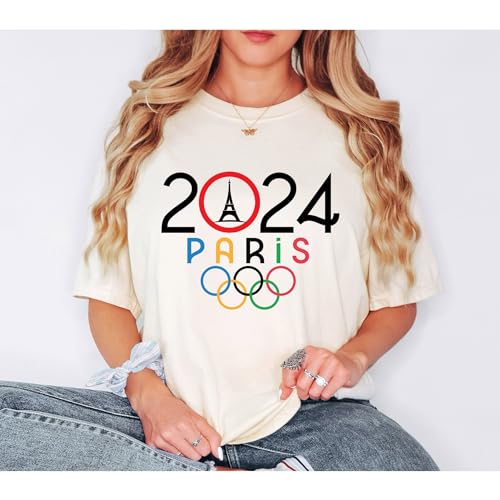 Comfort Color Olympics Shirts, Paris Eifel Shirt, Graphic Tee, Paris Trip Graphic Tee, Paris Vacation Tee, Olympic Shirts, Usa Shirt, Graphic Tee Men, 2024 France Olympics Games Shirts, USA Olympics