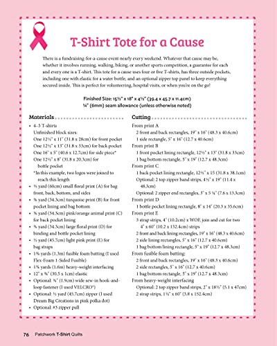 Patchwork T-Shirt Quilts: The Fabric-Lover's Approach to Quilting Keepsakes and Preserving Memories (Landauer) 14 Step-by-Step Projects and Patterns Using Sentimental Tees - Pillows, Bags, and More