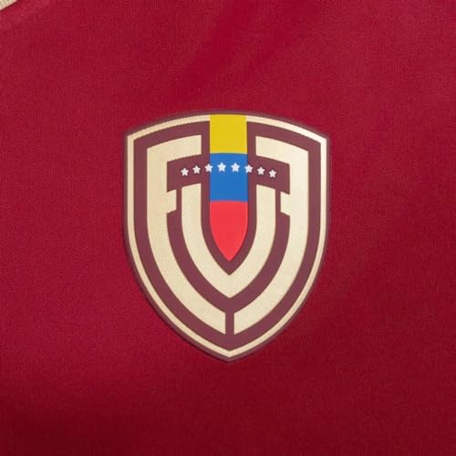 Venezuela Soccer Jersey La Vinotinto 2023/24 (US, Alpha, Large, Regular, Regular, Vinotinto)