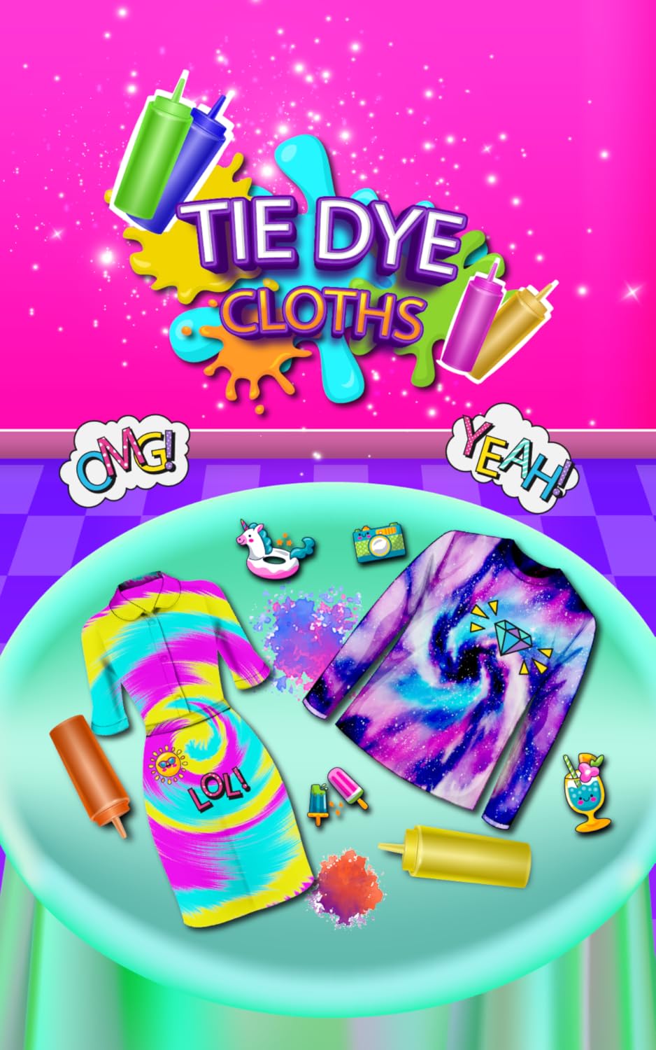 Tie Dye T Shirts Clothes Designer Game