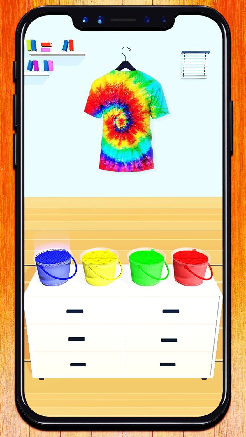 Tie Dye Art Makeover: DIY Paint Mixing Dress Rainbow Coloring Super Art 3D - Fashion Designer Colors Dress Designs Art T-Shirt Makeover Dye ASMR Game