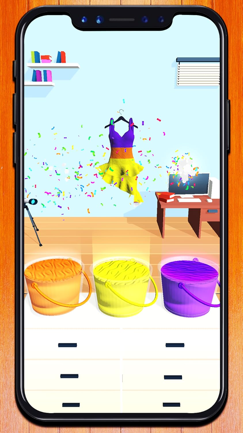 Tie Dye Art Makeover: DIY Paint Mixing Dress Rainbow Coloring Super Art 3D - Fashion Designer Colors Dress Designs Art T-Shirt Makeover Dye ASMR Game