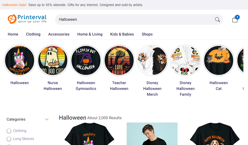 Printerval T-Shirt App