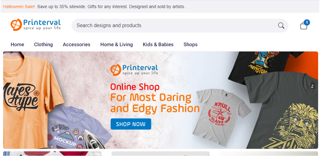 Printerval T-Shirt App