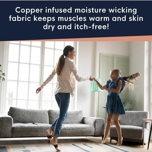 Copper Compression Copper Arch Support - 2 Plantar Fasciitis Braces/Sleeves. Foot Care, Heel Spurs, Feet Pain Relief, Flat & Fallen Arches, High Arch