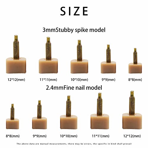 10 Pairs High Heel Tips Replacement Kit U Shaped Heel Cap Cover Shoe Replacement High Heel Caps Protectors Heels Tips Replacement Dowels for High Heel Shoes