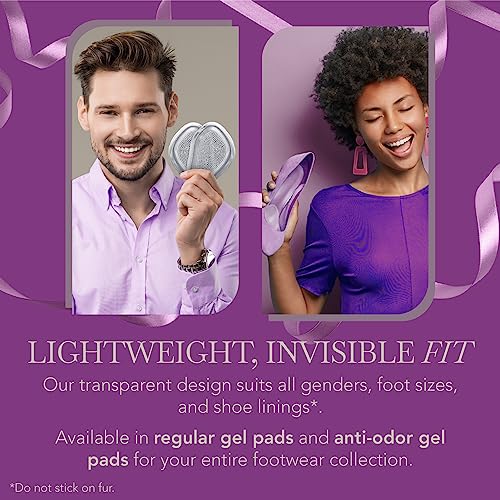 Metatarsal Pads for Women, Ball of Foot Cushions for Women & Men, Silicone Gel Heel Pads, High Heel Inserts, Anti Slip High Heel Cushion Inserts Women/Foot Pads/Shoe Pads [4 Pack]