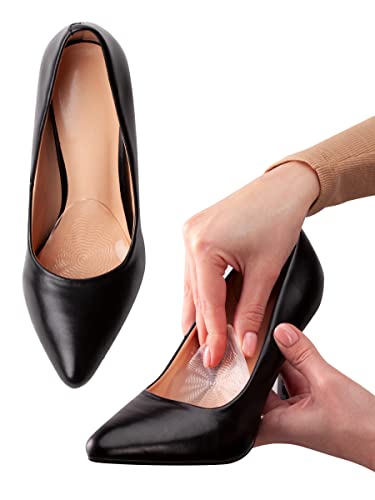 Brison Metatarsal Pads Ball of Foot Cushion 3 Pairs - Metatarsal Pads for Women Men High Heels Inserts - Soft Gel Forefoot Callus Metatarsalgia Pain Prevention Shoe Insoles no Slip Cushioning