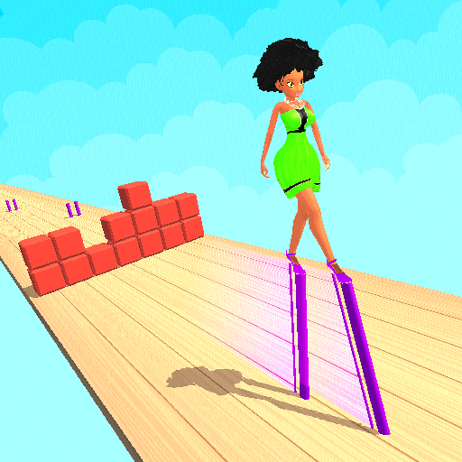 High Glossy Heels! Sky Walk Stacks