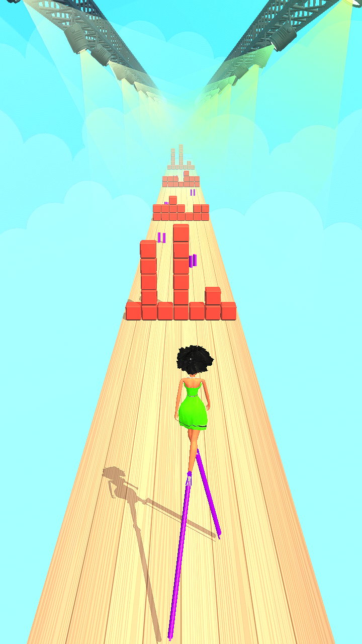 High Glossy Heels! Sky Walk Stacks