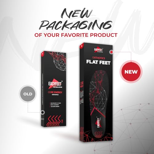 Anti-Fatigue Shoe Insoles - High Arch Support Insoles - Shoe Inserts Orthotics Men Women - Plantar Fasciitis Heel Arch Feet Pain Flat Feet - Work Boot Sneakers Hiking Shoe