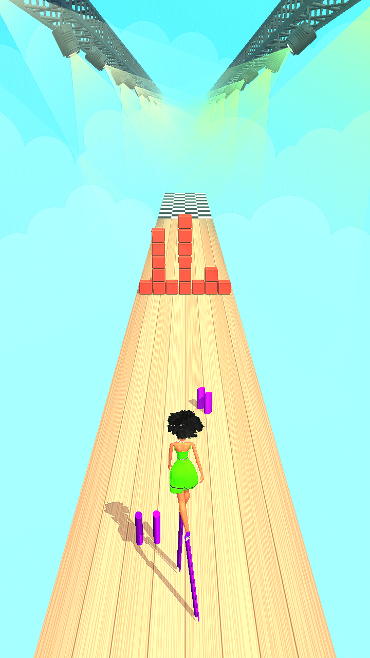 High Glossy Heels! Sky Walk Stacks