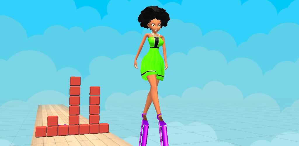 High Glossy Heels! Sky Walk Stacks