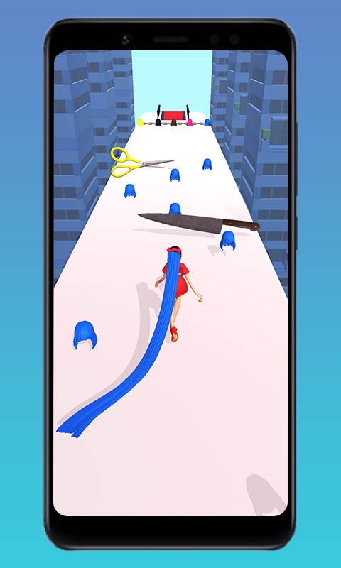 Shiny Beauty Long Hair Makeover Stack Run Challenge 3D - Queen Fit Body High Bridge Fashion Catwalk Stacky Hairs Heels Runner Race Game