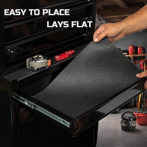 Thick Heavy Duty Tool Box Liner - Red Non-Slip