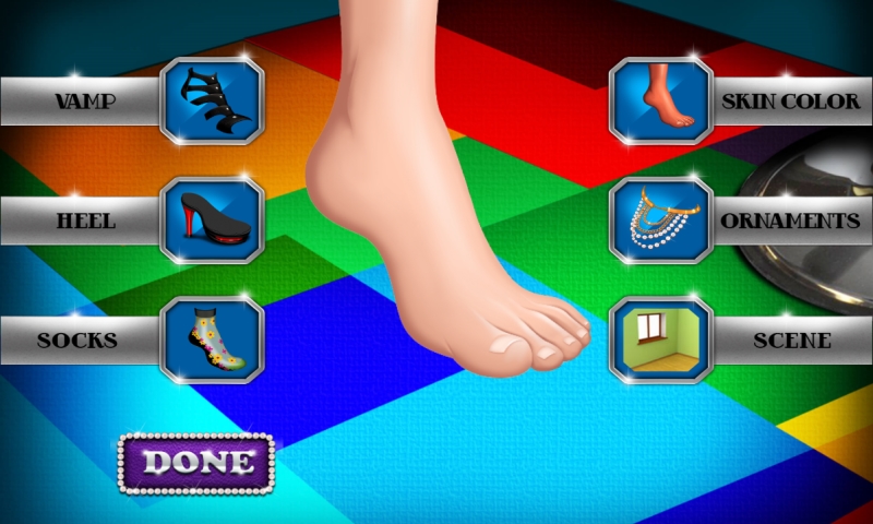 High heels Shoes Designer for girls - Free shoes maker game for girl and kids !