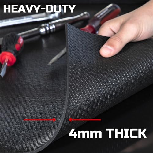 Thick Heavy Duty Tool Box Liner - Red Non-Slip