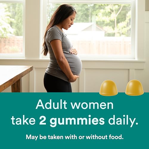 SmartyPants Prenatal Vitamins for Women, Multivitamin Gummies: Pre and Postnatal Vitamins, Biotin, Methylfolate, Vitamin D3, C, Vitamin B12, B6, Vitamin A, K & Zinc, 60 Count (30 Day Supply)