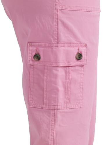 Lee Womens Ultra Lux Comfort with Flex-to-go Cargo Capri Pants, Sugar Lilac, 12 US