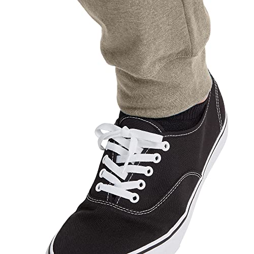 Hanes Originals Cotton Joggers, Jersey Sweatpants for Men with Pockets, 30" Inseam, Oregano Heather