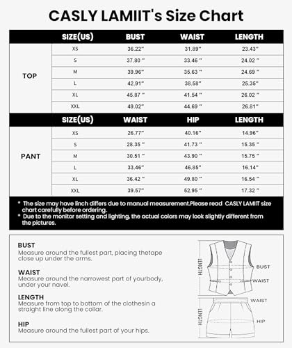 Casly Lamiit Womens Summer Outfits Round Neck Sleeveless Top Matching Set Button Down High Waisted Pants 2024 Trendy Old Money Clothes Lounge Sets Summer Work Travel Beige M