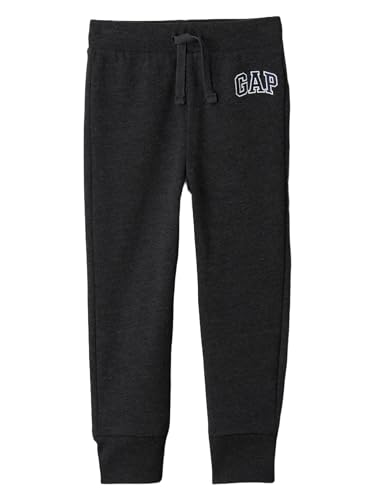 GAP Baby Boys Logo Pull-On Jogger Sweatpants Charcoal Hthr Grey 4 Years